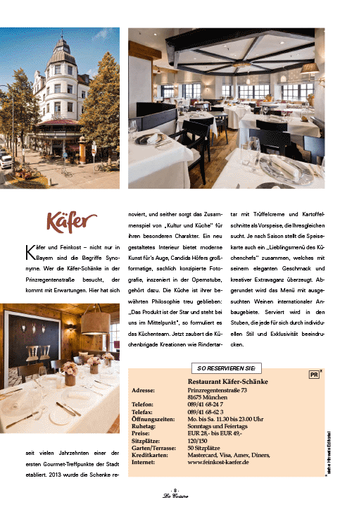 Käfer-Schänke, München/Deutschland