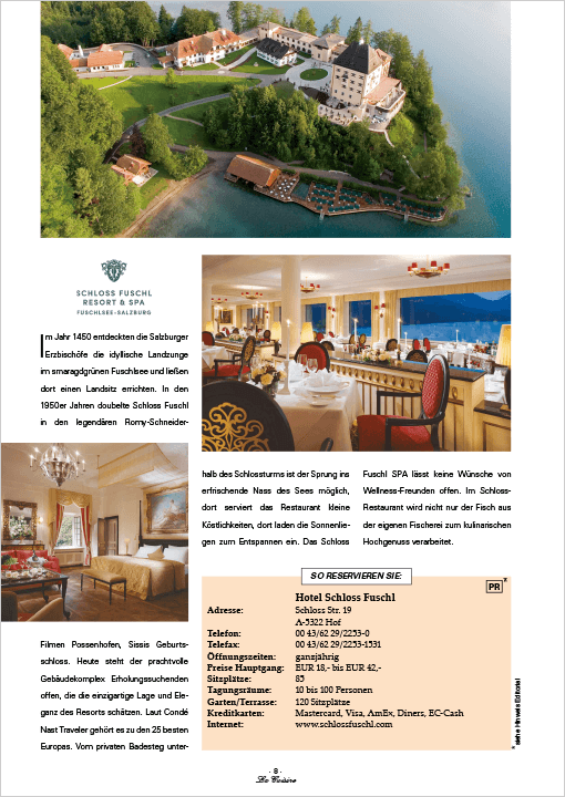 Schloss Fuschl, Hof/Österreich