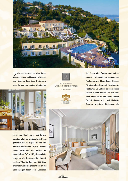 La Cuisine Magazin | Reisespecial | Villa Belrose, Saint-Tropez/Frankreich